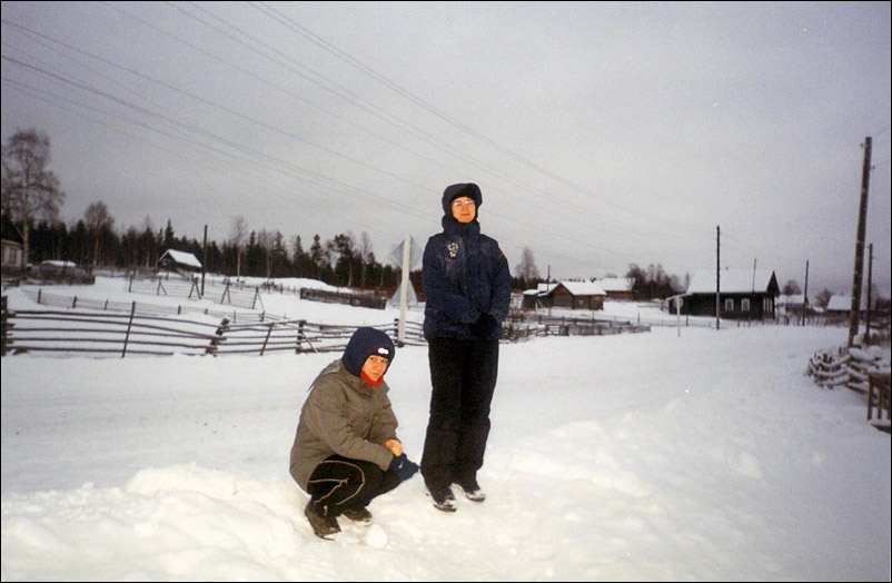 девушки : 2004, январь - Пинега, Белое море