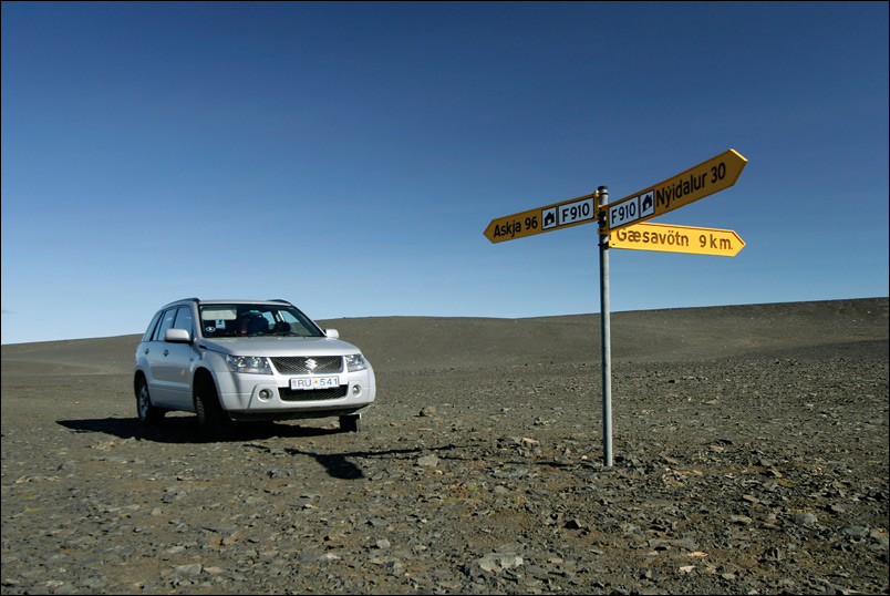 В центре F910 трассы : 2008, август - Исландия (Iceland)