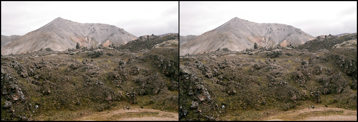 Landmannalaugar, 3D фото : 2008, август - Исландия (Iceland)