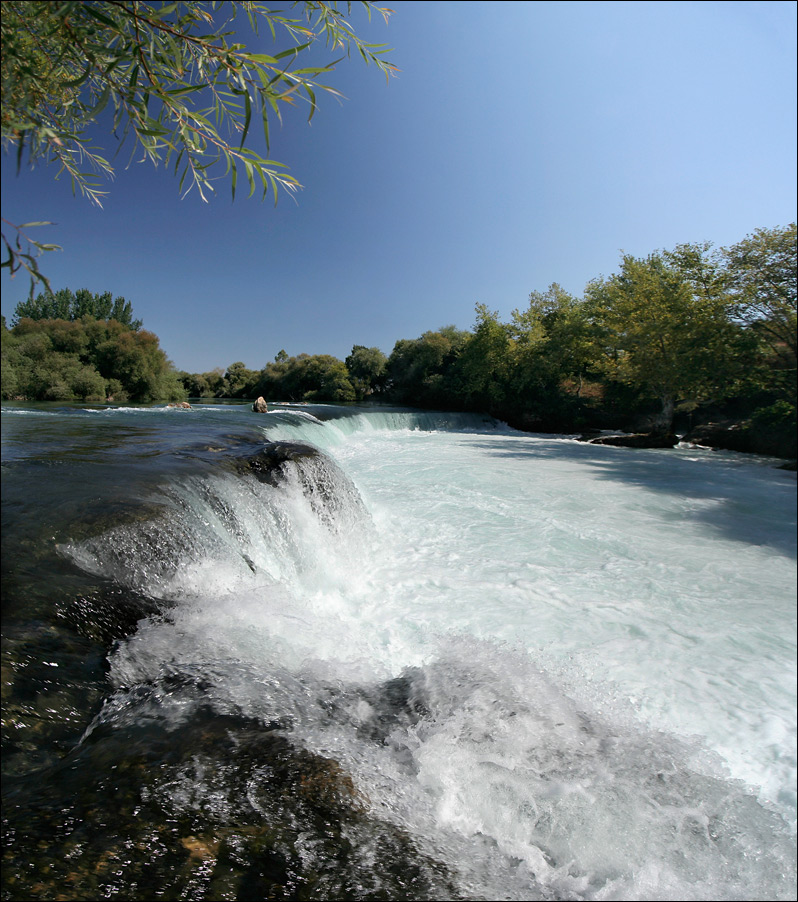 Водопад Manavgat на речке Manavgat возле города Manavgat : 2009, август - Турция