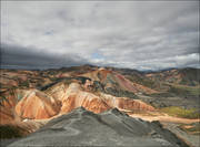 Landmannalaugar, вид с горы Bláhnúkur : 2008, август - Исландия (Iceland)